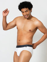 Signature Cotton Brief - White